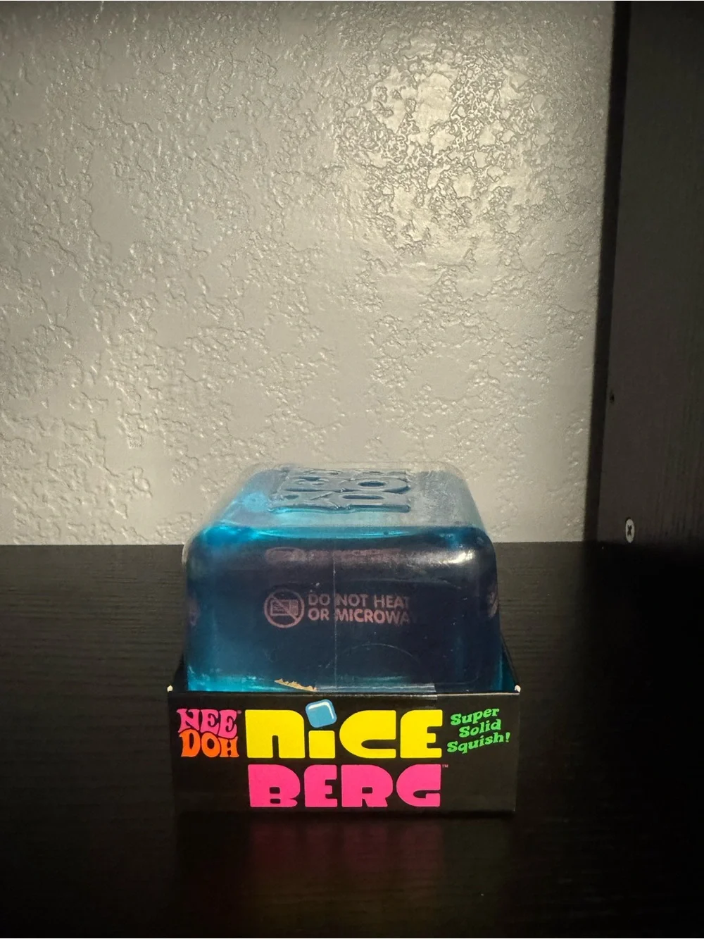 Nee Doh Nice Berg Blue Super Solid Squish Toy